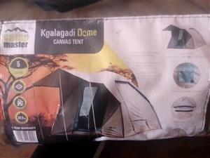  month old campmaster kgalagadi dome canvas tent 