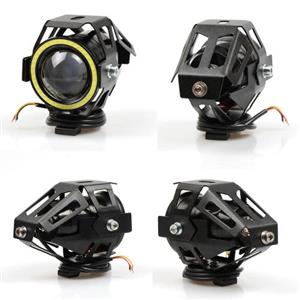 Motorcycle Mini U7 LED Angel eye Spotlights – Set!!