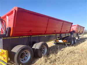 2009 Top side tipper trailer for sale
