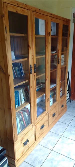 Oregon Pine Book Case