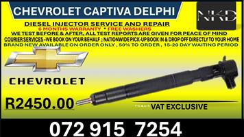 Chevrolet Captiva Delphi Diesel Injectors 