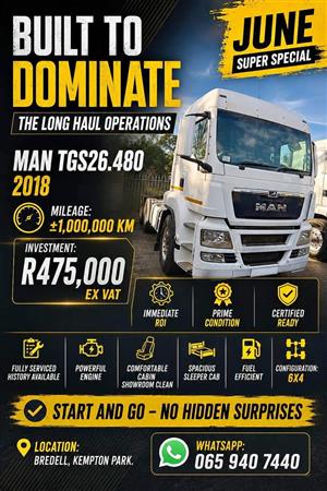MAN TGS 26.480  - Drive Away 
