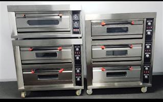 Brand new Industrial deck Ovens available in gas or electric 