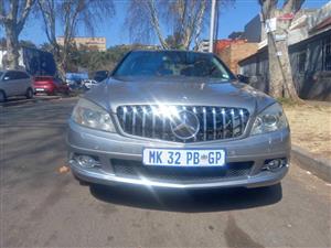 2008 Mercedes Benz C200 Kompressor Automatic, Petrol Grey, Leather seat Sunroof, 178000kms