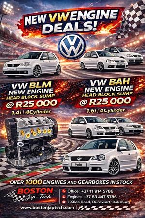 VW NEW ENGINES BLM & BAH