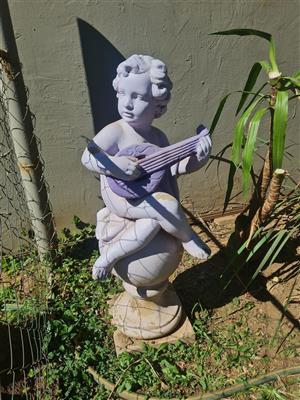 Concrete Cherub Statue