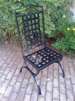 Solid Wrought Iron Chair 