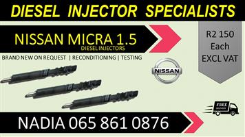 NISSAN MICRA 1.5 DIESEL INJECTORS FOR SALE - HIGH QUALITY
