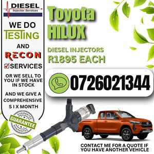 Toyota Hilux diesel injectors for sale