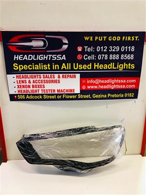 Audi A3 left side headlight replacement lens (2013)