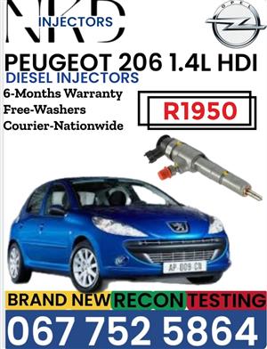 Peugeot 206 1.4L HDI Diesel injectors
