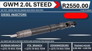 GWM 2.0L STEED 5 Diesel Injectors 