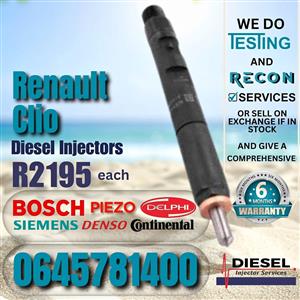 Renault Clio diesel injectors for sale