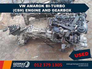 VW AMAROK BI-TURBO (CSH ) ENGINE AND GEARBOX – USED FOR SALE  