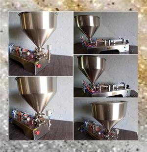  volumetric piston type, very accurate, available in single double and 4 head ve