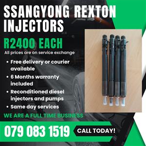 SSANGYONG REXTON INJECTORS FOR SALE WITH WARRANTY 