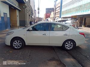 Nissan Almera 1.5,model 2014 white,Manual