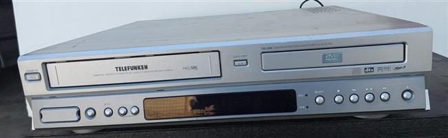 Telefunken VCR and DVD Combo - with cables 