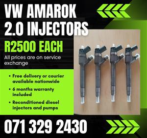 VW AMAROK 2.0 INJECTORS FOR SALE WITH WARRANTY INCLUDED 