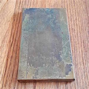 Vintage Metal Cigarette Case / Card Holder 