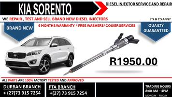 Kia Sorento Diesel Injectors 