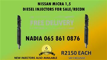 NISSAN MICRA 1.5 DIESEL INJECTORS FOR SALE - WARRANTY INCLUDED