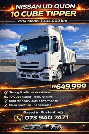 Nissan UD Quon 10 Cube Tipper