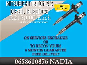 MITSUBISHI TRITON 3.2 DIESEL INJECTORS RECONDITION OR BAY NEW