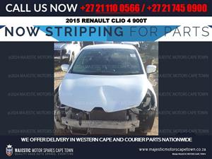 2015 Renault Clio 4 now stripping for its used spares and used parts