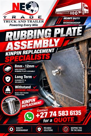 RUBBING PLATE ASSEMBLY AND KINGPIN REPLACEMENT ON FESTIVE SEASON SPECIAL 