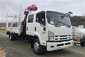 T874- 2013- ISUZU FSR750 CREWCAB + F95 CRANE TRUCK