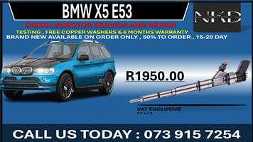 BMW X5 E53 Diesel Fuel Injectors 