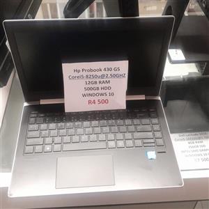 HP Probook 430 G5 Core i5 - 8250u@2.50ghz 12GB RAM 500GB HDD Windows 10