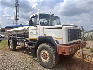 4x4 Samil50, 4000L water tanker truck (Vat Incl), standing in Krugersdorp, Call Jay