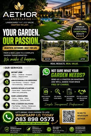 Selling and supply of Instant Lawn , Grass , Lawn dressing , paving , edging