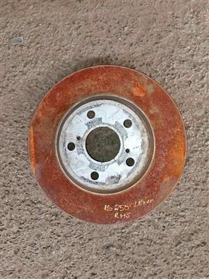 Lexus is 250 right hand side brake disc 