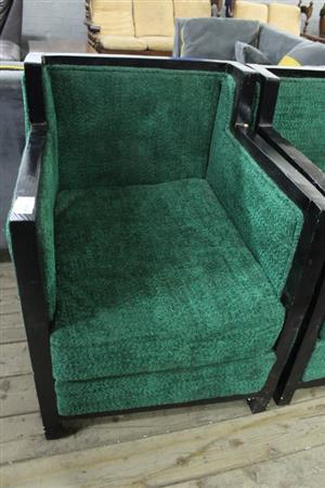 -GREEN TUB CHAIR(S067361A)