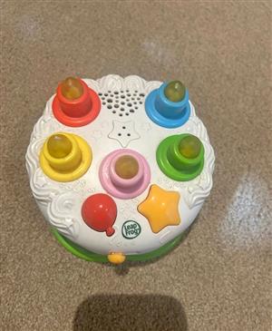 Leapfrog blow out candles musical toy, can really blow the candles 