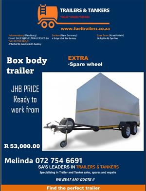  Box Body Trailer