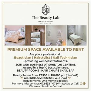 Luxury Beauty Suites & Salon Stations in Sandton Central