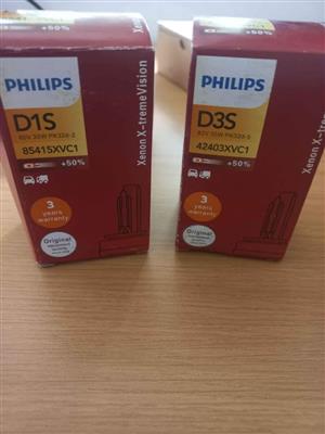 Xenon Bulbs Philips D1S or D3S for Audi VW Mercedes and BMW