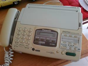 Panasonic answering& fax machine and telephone combination