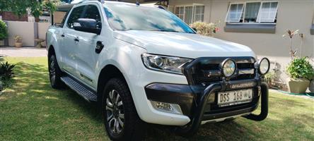 2017 Ford Ranger Wildtrak 3.2L Auto 70600Km