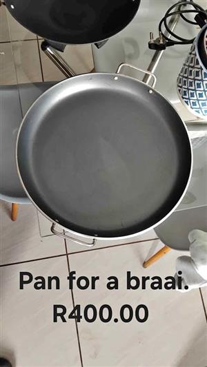 Volcano top braai pan