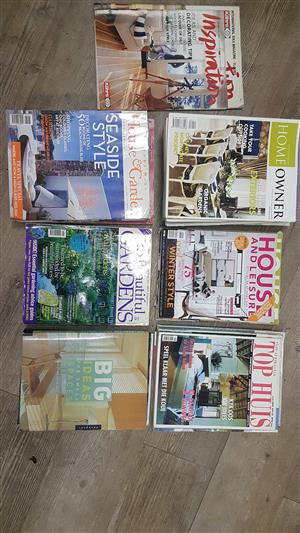  Various decor Magazines. 