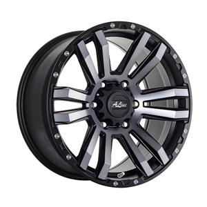 18″ A-Line Scavenger Satin Black Tinted Smoke 6/114 9j ET18 66.1 1100kg Alloy Wheels