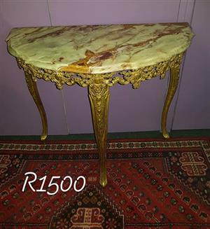 Antique Marble Top Hall Table For Sale Junk Mail