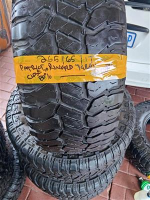 4x tyres Patriot Rugged