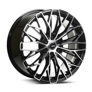 20″ SSW S411 6/139 Black with Polished Face Alloy Wheels