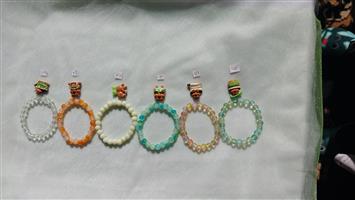 Hello Kitty Charms on Beaded Bracelets